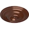 Ekena Millwork Traditional Ceiling Medallion (Fits Canopies up to 4"), 14 3/4"OD x 1 3/4"P, Copper Penny CM14TRCPS - alternate 4